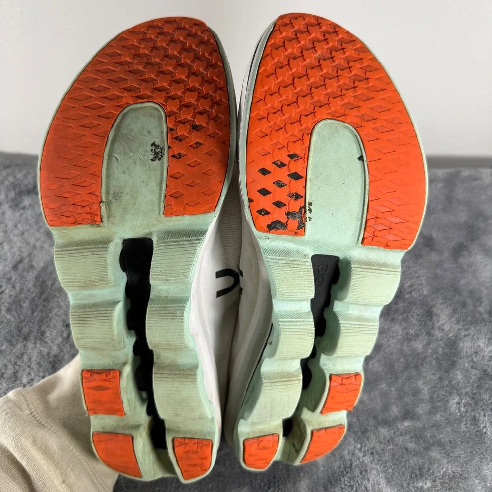 On Running Cloudboom Echo Shoes Mens 9 White Green Helion CloudTec Sneaker